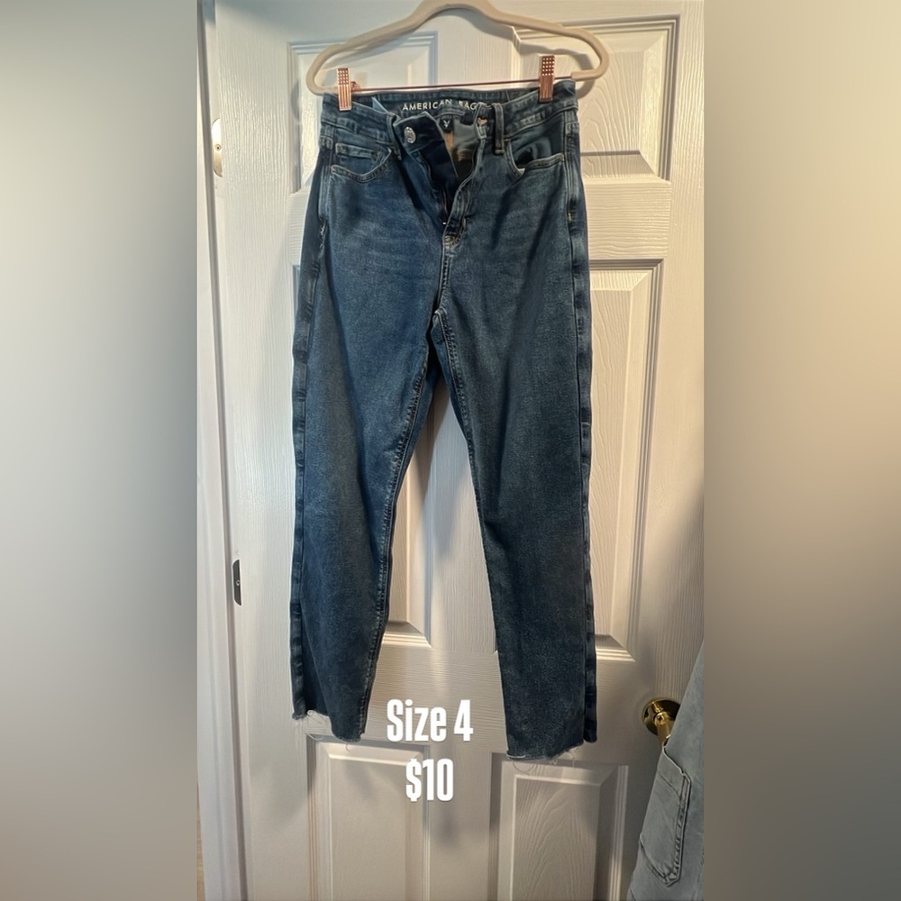 American Eagle Outfitters Dark Blue Skinny Jeans